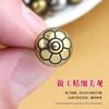 Fivela de Contas Vintage de Metal Botão de Fivela Pan Cheongsam Botão de Flor Decorativa Pequeno Estilo Chinês Hanfu Traje Tang Traje Antigo