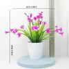 Conjunto de flores artificiais combinação decoração de mesa sala de casamento sala modelo decoração planta verde flor falsa adereços de fotografia