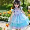 Vestido de Princesa para Niñas Lolita Vestido de Cumpleaños de Verano para Niños Vestido de Sirena Hermoso de Verano para Niña Pequeña