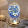 Ramo Romántico de Rosas de Flores Eternas, Ramo Creativo de Alta Gama para Novia, Esposa, Mamá, Regalo de Cumpleaños, Regalo de Navidad