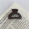 Pinza para el pelo pequeña de alta gama color café negro mate transfronteriza, simple para coleta alta, media coleta, pinza para el pelo pequeña para niños, accesorios para el pelo para mujer