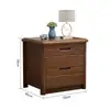 Mesita de noche de madera maciza color nogal Mini 40 Simple Moderna Uso en el hogar Estilo chino Gabinete de almacenamiento Gabinete de almacenamiento junto a la cama del dormitorio