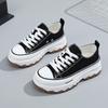 Zapatos de Lona Clásicos Br301 para Mujer, Zapatillas Versátiles de Moda Nuevas para Primavera y Verano, Suela Gruesa que Aumenta la Altura, Estilo Coreano para Estudiantes, Zapatos Populares