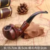 Cachimbo de resina destacável disponível em vários estilos, cachimbos retos com imitação de madeira, cachimbos curvos, acessórios vintage para fumar, cachimbos de resina em estoque para atacado
