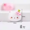 Accesorios de Resina Dibujos Animados Lindos Animales de Frutas DIY Pegamento de Crema Parche para Funda de Teléfono Móvil Parche para Refrigerador Hebilla de Zapato Material
