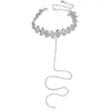 Collar de disparo callejero europeo y americano, cadena corporal de moda, estilo moderno, borla de diamantes completa, collar de diamantes, collar nuevo