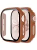 Adecuado para Funda de Apple Watch, Funda Integrada de PC, Funda Protectora para Apple Watch 12, Película de Cristal Templado para iWatch