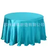 Fornecimento de Toalha de Mesa Redonda Simples Moderna de Cetim Decoração de Casamento Banquete Festa de Aniversário Toalha de Mesa Redonda Toalha de Mesa
