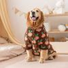 Ropa para Perros Otoño e Invierno Ropa para Mascotas Franela a Cuadros Ropa Cálida para Border Collies, Golden Retrievers, Perros Medianos y Grandes
