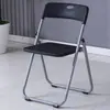 Silla Plegable de Plástico para Uso Doméstico, Popular para Sesiones de Fotos, Silla de Capacitación para Conferencias, Silla con Respaldo, Taburete, Silla de Oficina