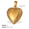 Pendente Coração de Aço Inoxidável Transfronteiriço Acessórios DIY Luxo Acessível Colar Banhado a Ouro 18K Não Desbota Acessórios de Joias da Moda para Mulheres