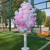 Novo Corredor de Casamento com Neve Artificial Adereços Decoração de Fundo para Casamento Árvore de Flor de Cerejeira Corredor de Casamento com Flor de Cerejeira de Ferro Forjado Enfeites de Casa
