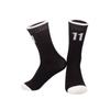 Calcetines de baloncesto finos de caña alta para niños, ideales para otoño e invierno. Calcetines deportivos para estudiantes con números de estrella. Venta al por mayor de calcetines deportivos para jóvenes.