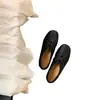 Zapatos Planos de Punta Cuadrada Estilo Retro sin Cordones de Corte Bajo para Mujer 2026 Otoño Nueva Llegada Tacón Bajo Zapatos de Abuela Adelgazantes para el Trabajo Zapatos de Mujer