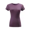 Nueva Camiseta Deportiva Casual de Verano Tencel Lana T01 Hombro Normal Corte Ajustado Cuello Redondo Manga Corta 6301