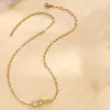 Moda Europea y Americana Venta Caliente Transfronteriza Pendientes Colgantes con Forma de U Herradura de Acero Inoxidable Pulsera Collar Joyería para Mujer Venta al por Mayor