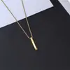 Colar longo de aço titânio espiral masculino e feminino hip hop simples pingente de aço inoxidável corrente de suéter joia de nicho de celebridade da internet atacado