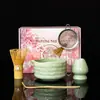 Set de Matcha Japonés de 7 Piezas Tazón de Matcha Transfronterizo con Pico Caja de Regalo de Crisantemo Set de Té Batidor de Té Amazon