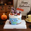 Decoración de Pastel de Halloween Dulce o Truco Ojos Chistosos Cuentas de Caramelo Decoración para Fiesta de Festival Repostería Enchufe Decorativo