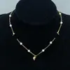 Collar Réplica de Diseñador Estilo Europeo y Americano Transfronterizo con Etiqueta, Fotos Reales, Múltiples Accesorios, Collar de Moda de Lujo de Alta Gama para Mujer al por Mayor