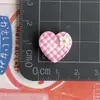 Mini Pequeño Cuadros Corazón Galleta Resina Accesorios Flor Corazón Juguete Comida Pasador Llavero Imán Refrigerador Accesorios