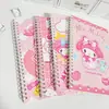 Cuaderno Lindo de Dibujos Animados My Melody A5 Espiral Bolsillo Bloc de Notas Portátil Estudiante Cuaderno My Melody
