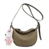 Moda Femenina Trendy Primavera 2026 Bolso de Hombro para el Trabajo Casual Versátil Simple Gran Capacidad Bolso Cruzado tipo Empanada