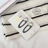 Versão Coreana Clip BB oco em formato de coração doce e versátil para meninas, Presilha lateral simples, Presilha para franja rosa para meninas jovens