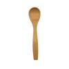 Cuchara de Madera para Beber Sopa y Comer Cuchara de Bambú Mango Largo Cuchara de Madera para el Hogar Vajilla Cuchara de Madera Pequeña para Miel Café Personalización