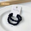 Coreia do Sul e Corda de Cabeça Trançada Torcida Grossa Alta Elástica Simples e Durável Elástico de Cabelo Como Tendão de Borracha Corda de Cabelo Rabo de Cavalo Corda de Cabelo Feminina
