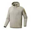 Jaqueta de fleece de marca combinando, novo cardigã com capuz para outono e inverno, casaco de fleece tricotado, jaqueta quente e à prova de frio, azul sombra noturna
