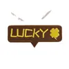 Ventas Directas de Fábrica Galletas de Chocolate Originales de Dibujos Animados Letras Inglesas Accesorios Decorativos DIY para Ropa Pegatinas de Tela para Planchar