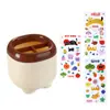 Porta-Canetas Fofo Caixa de Armazenamento para Mesa para Estudantes Temporada de Volta às Aulas DIY Criativo Dopamina Barril de Caneta Infantil Enfeites para Meninas