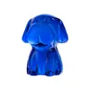 Figurillas de Perro de Cristal de los Doce Animales del Zodiaco: Perro, Rata, Dragón, Serpiente, Caballo, Oveja, Mono, Gallo, Cerdo y Perro Adornos para Manualidades de Sala de Estar y Decoraciones del Zodiaco