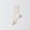 Calcetines Apilados Verano Hielo Calcetines de Hielo Delgados A prueba de Olores Absorbentes de Sudor Calcetines de Luna Malla Transpirable Sin Costuras Sueltos Algodón Puro Calcetines de Media Caña