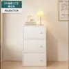 Estantería de piso para sala de estar, librero, mueble de almacenamiento integrado de pared para el hogar con puerta, vitrina a prueba de polvo