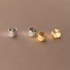 Pinza para Oreja Ancha de Plata S925 Nalan Estilo K Simple Elegante Sin Perforar Asimétrico Aretes Cepillados M00276