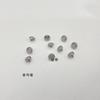Pendientes de brocado de titanio con perforación F136 aleación de titanio piedra natural ágata bordeado pendientes labiales uñas labiales uñas nasales 4mm16G pendientes de rosca interna