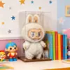 Adequado para Caixa de Exibição Acrílica Bubble Mart Boneca de Vinil Pelúcia Labubu Big Chief Arcanjo Caixa contra Poeira