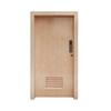 Fábrica de Portas para Banheiros Públicos de Guangdong Porta de Divisória Porta Veneziana Abertura Horizontal à Prova d'Água Resistente à Umidade Porta de Ferro de Engenharia