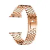 Adequado para Apple Watch Padrão Escama de Peixe Metal Iwatch 5678S9 Geração Se Pulseira de Relógio de Aço Inoxidável