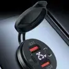 Cargador Rápido para Motocicleta Multi-Puerto Qc3.0 Pd Qualcomm con Interruptor Modificado Cargador de Coche Camión Modificación USB