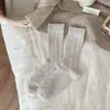 Meias de Lã Torcida para Mulheres, Meias de Cano Médio para Outono e Inverno, Engrossadas, Quentes e Confortáveis, Meias de Pelúcia Estilo Japonês para Mulheres, Meias Cinzas para Mulheres