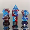 Dados Afiados de Resina Dnd Grupo de Jogo de Tabuleiro Dungeons and Dragons Coc Cthulhu Dados Sólidos Multilaterais Números D6
