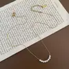 Colar de pino multicamadas de moda europeia e americana para mulheres, estilo corrente de papel, corrente de cintura fina, corrente de clavícula versátil, atacado
