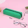 Estuche para Lápices con Logo Personalizado, Estuche Sencillo de Gran Capacidad, Alta Elasticidad y Resistencia a las Manchas, Caja de Papelería para Estudiantes, Estuche de Doble Capa de Alto Valor