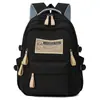 Mochila para mujer y hombre, gran capacidad, correas anchas para los hombros, ligera, adecuada para estudiantes de secundaria y preparatoria, mochila escolar, mochila para viajes al aire libre
