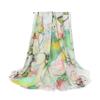 Amazon Primavera e Verão Novo 70x 180 Lenço Fio Bali Moda Feminina Protetor Solar Estampado Decorativo Viagem Praia Xale
