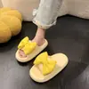Sandalias de Princesa con Lazo para Mujer, Pantuflas de Suela Gruesa para Verano al Aire Libre, Pantuflas Suaves Antideslizantes para Interior, Nuevo Estilo 2026