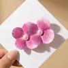 Pasador de Flor de Perla Phalaenopsis Pasador para Foto en la Costa Estilo Vacacional Pinza de Pato Lateral Accesorios para el Cabello Super Hada Tocado para Mujer